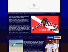 Tablet Screenshot of papahogs.com